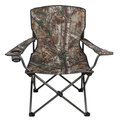 Seasonal Trends Folding Chair, 37 in W, 23 in D, 38 in H, 250 lb Capacity, Polyester Seat, Steel Frame F2S040